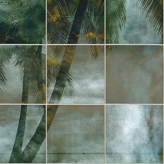 Komar | Vlies Fototapete | Palm Puzzle | Größe 200 x 280 cm
