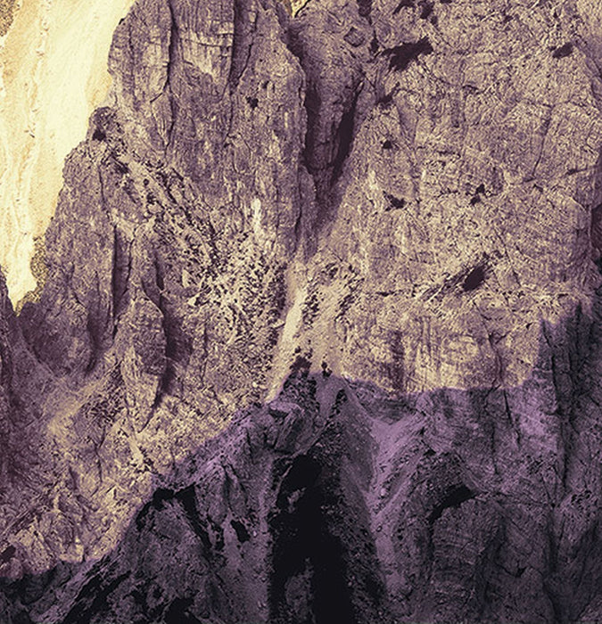 Vlies Fototapete | Peaks Color Panel | Größe 100 x 250 cm