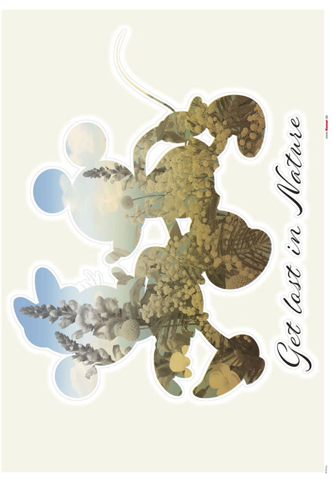 Wandtattoo | Mickey Get Lost  | Größe 50 x 70 cm