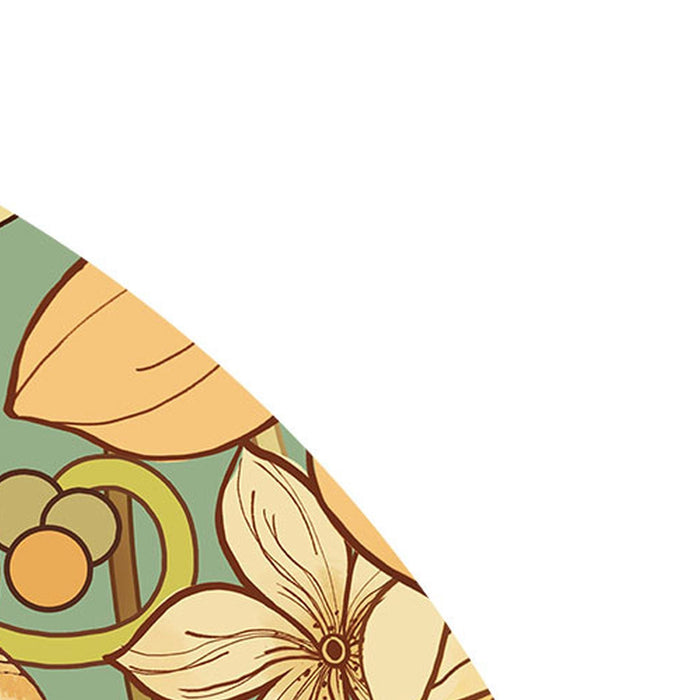 Selbstklebende Vlies Fototapete/Wandtattoo | Belle Spirit of Autumn | Größe 125 x 125 cm