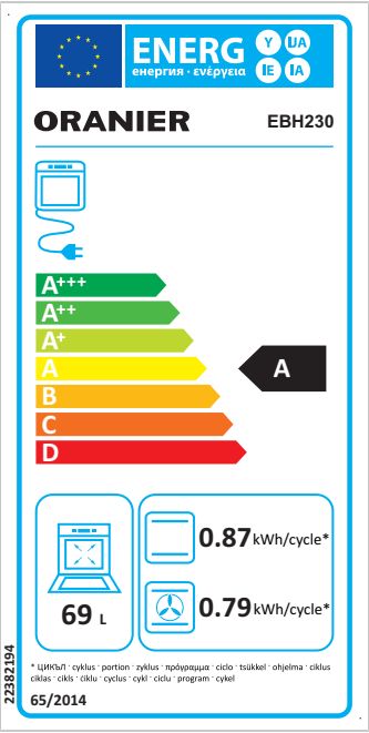 Oranier | EBH230 | Einbauherd