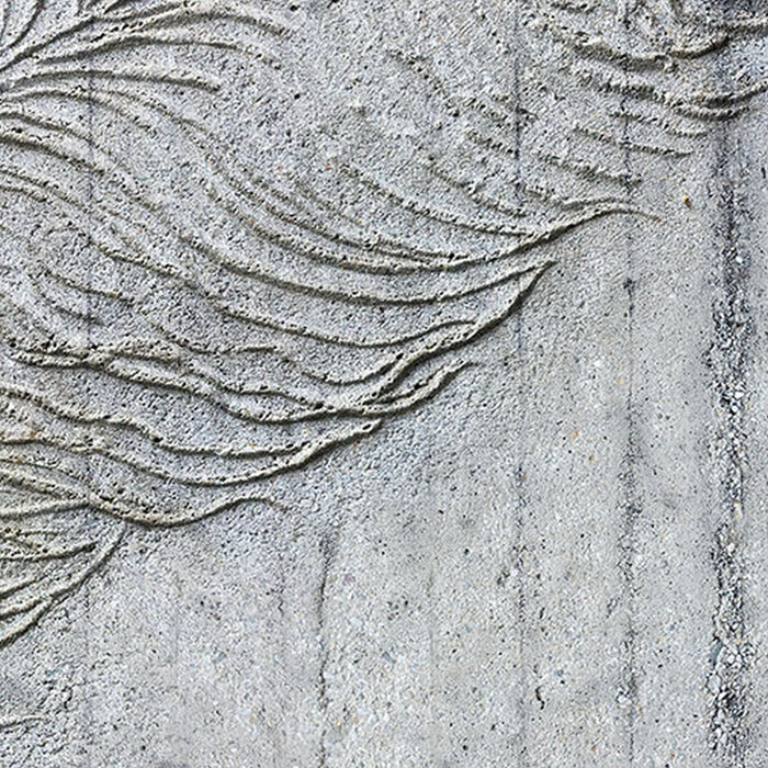 Vlies Fototapete | Betonfeder | Größe 300 x 250 cm