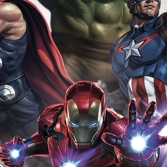 Vlies Fototapete | Avengers Ornament | Größe 200 x 280 cm
