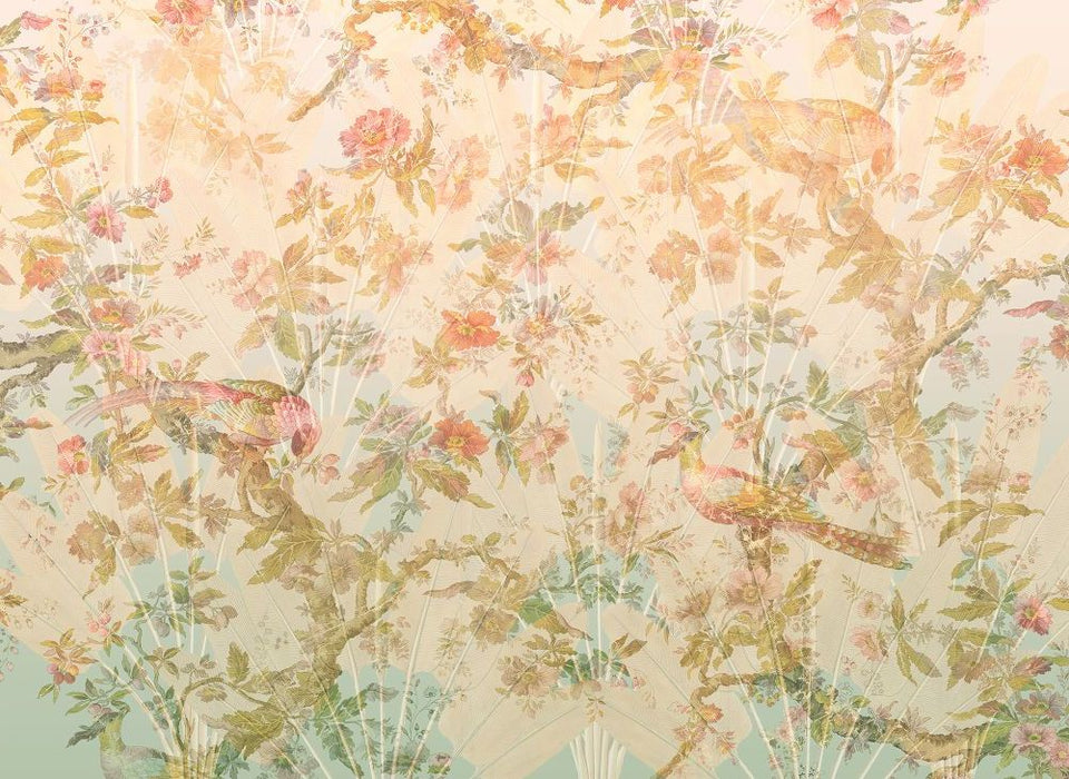 Vlies Fototapete | Oiseau de Paradis | Größe 350 x 255 cm