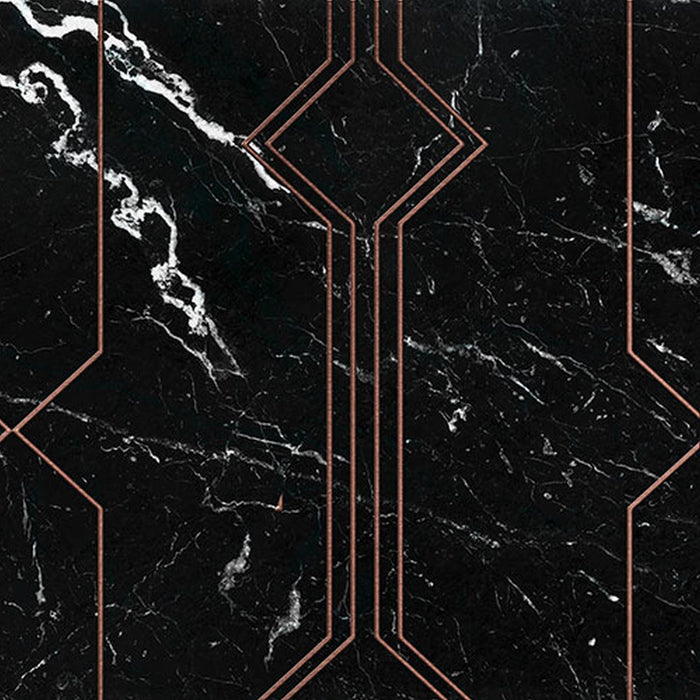 Vlies Fototapete | Marble Black | Größe 400 x 250 cm