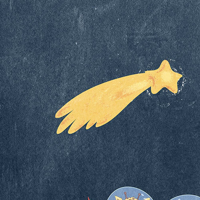 Vlies Fototapete | Friends in Space | Größe 350 x 280 cm