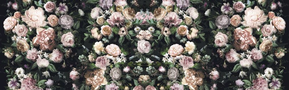 Vlies Fototapete | Victoria Black | Größe 800 x 250 cm