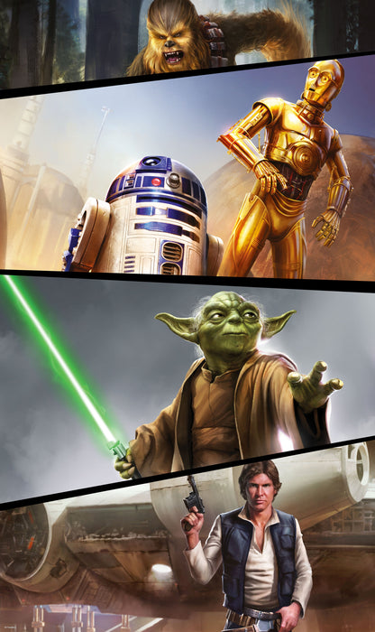 Vlies Fototapete | Star Wars Moments Rebels | Größe 120 x 200 cm