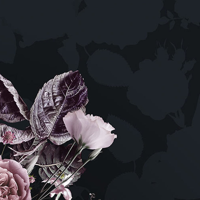Vlies Fototapete | Bouquet Noir  | Größe 200 x 250 cm