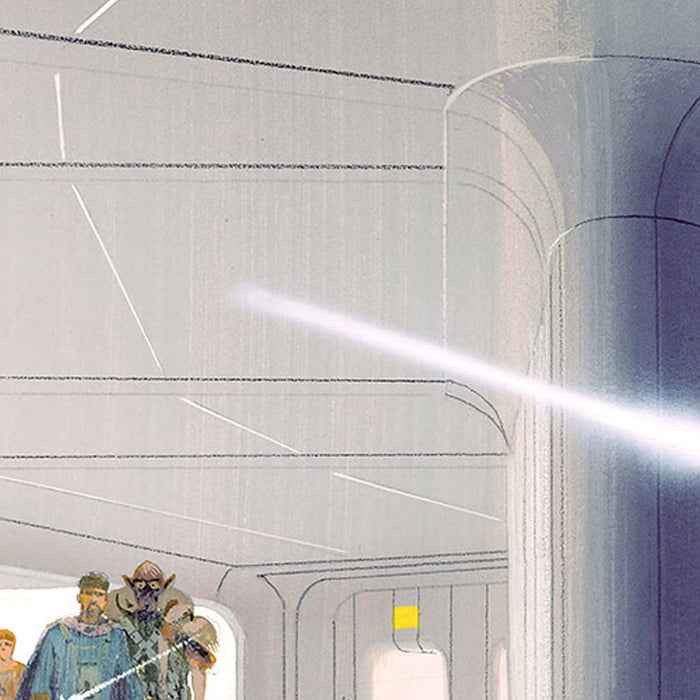 Komar | Vlies Fototapete | Star Wars Classic RMQ Stormtrooper Hallway | Größe 500 x 250 cm