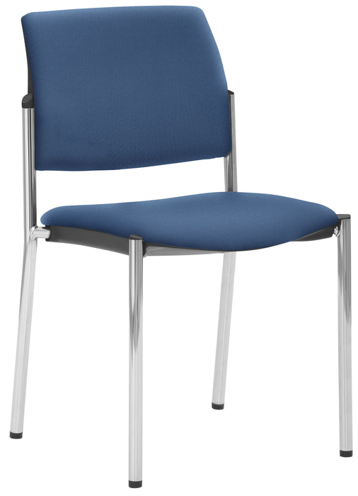 Mayer | Stapelstuhl 2518 | Blau | Gestell Chrom