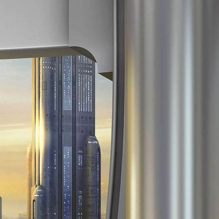 Papier Fototapete | Star Wars Coruscant View | Größe 368 x 254 cm