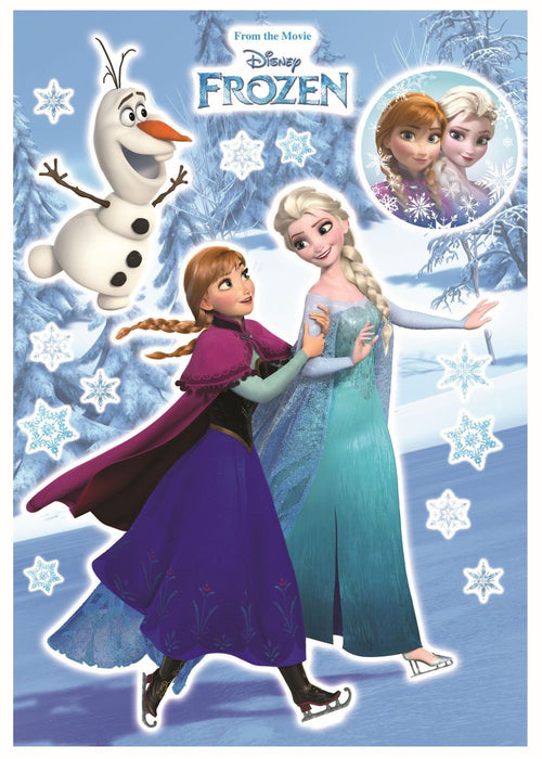 Wandtattoo | Anna und Elsa | Größe 50 x 70 cm