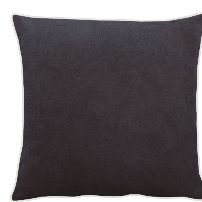 Apelt | Tahiti | Kissenhülle | 46x46 | anthrazit / schwarz