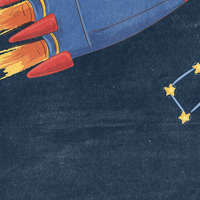 Vlies Fototapete | Friends in Space | Größe 350 x 280 cm