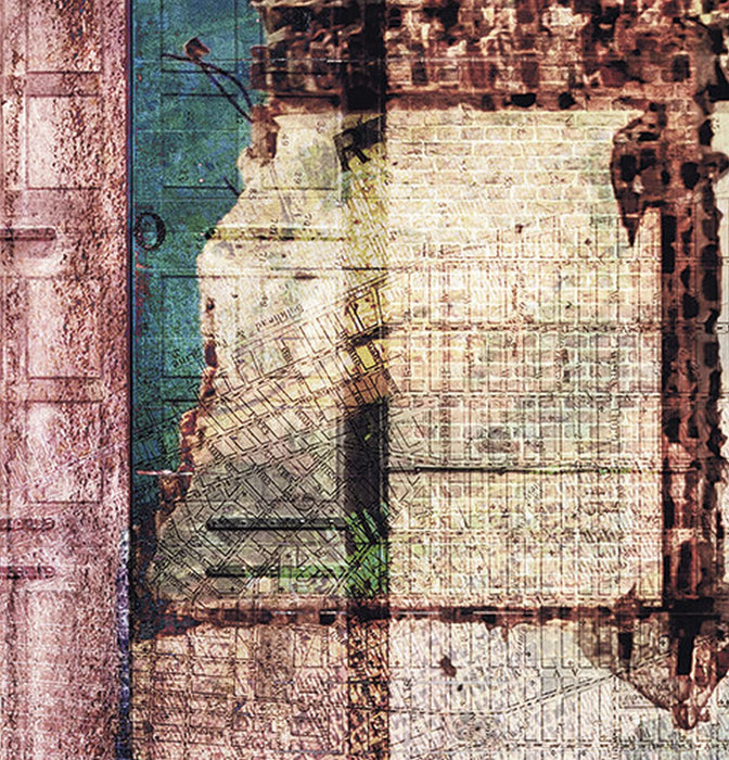 Vlies Fototapete | Urban Art Panel | Größe 100 x 250 cm