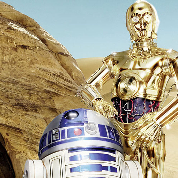 Papier Fototapete | Star Wars Lost Droids | Größe 368 x 254 cm