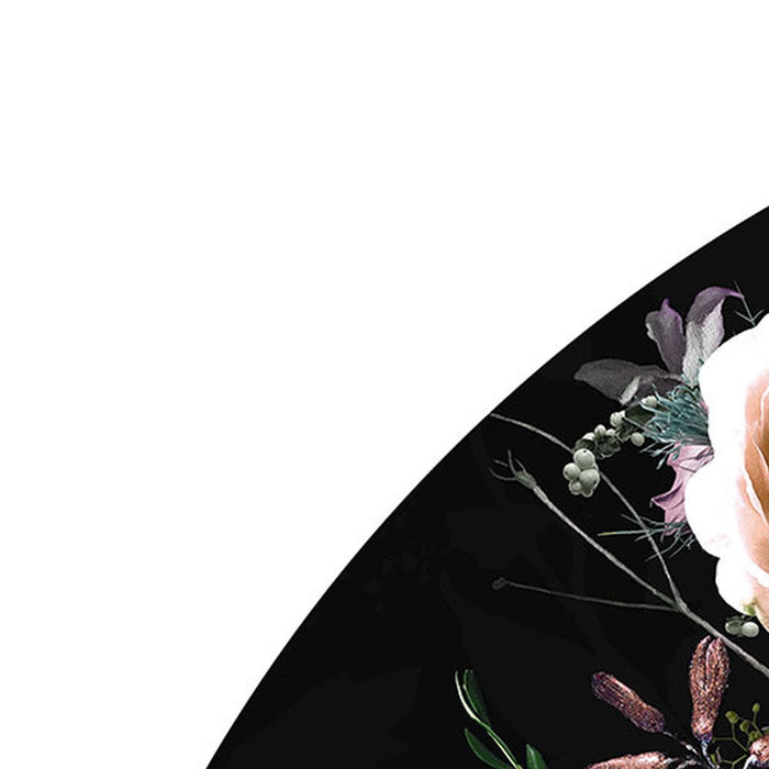 Selbstklebende Vlies Fototapete/Wandtattoo | Enchanted Flowers | Größe 125 x 125 cm