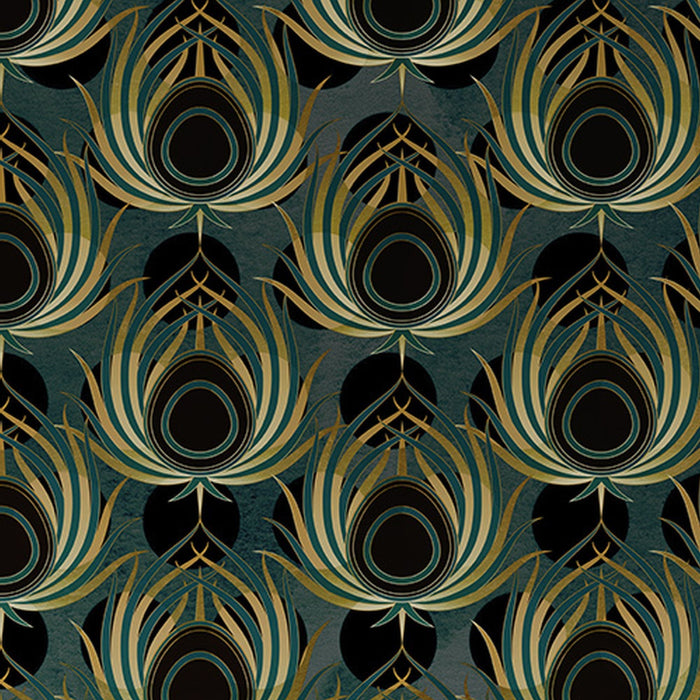 Vlies Fototapete | Paon Vert | Größe 200 x 280 cm