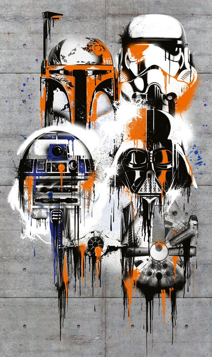 Vlies Fototapete | Star Wars Celebrate The Galaxy | Größe 120 x 200 cm