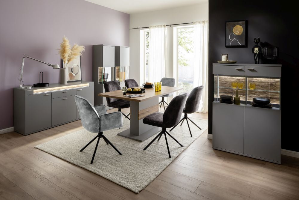 MCA | Stuhl | OTTAWA 4-FUß ARMLEHNST.GX | grau