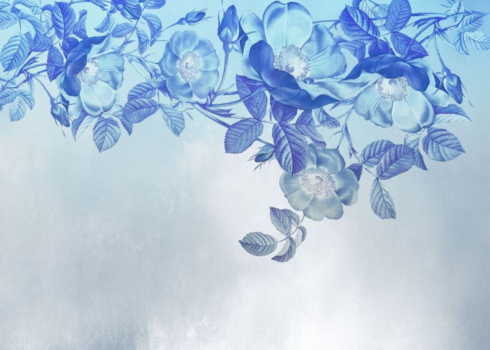 Vlies Fototapete | Blue Aura  | Größe 350 x 250 cm