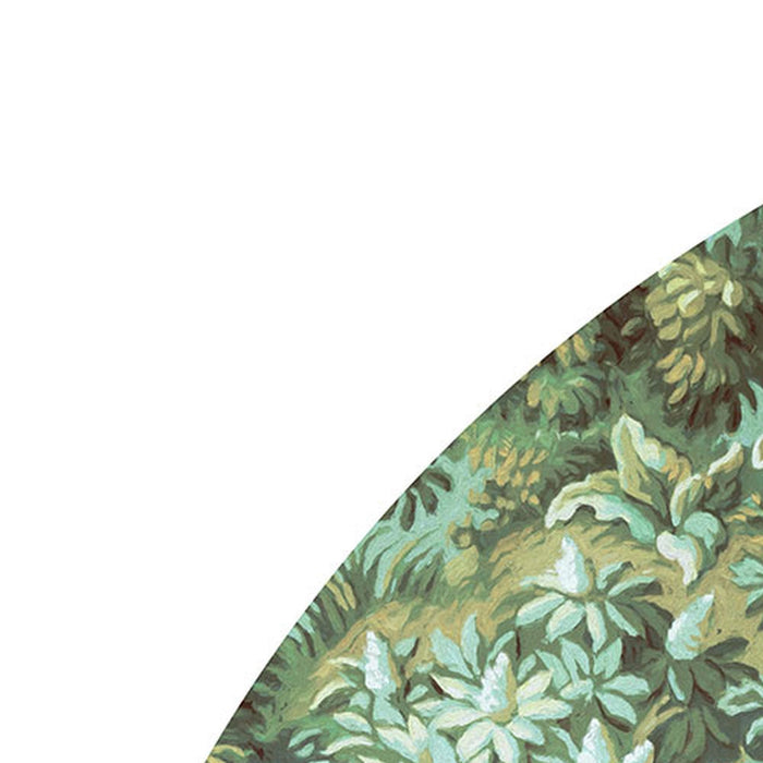 Selbstklebende Vlies Fototapete/Wandtattoo | Greenery | Größe 125 x 125 cm