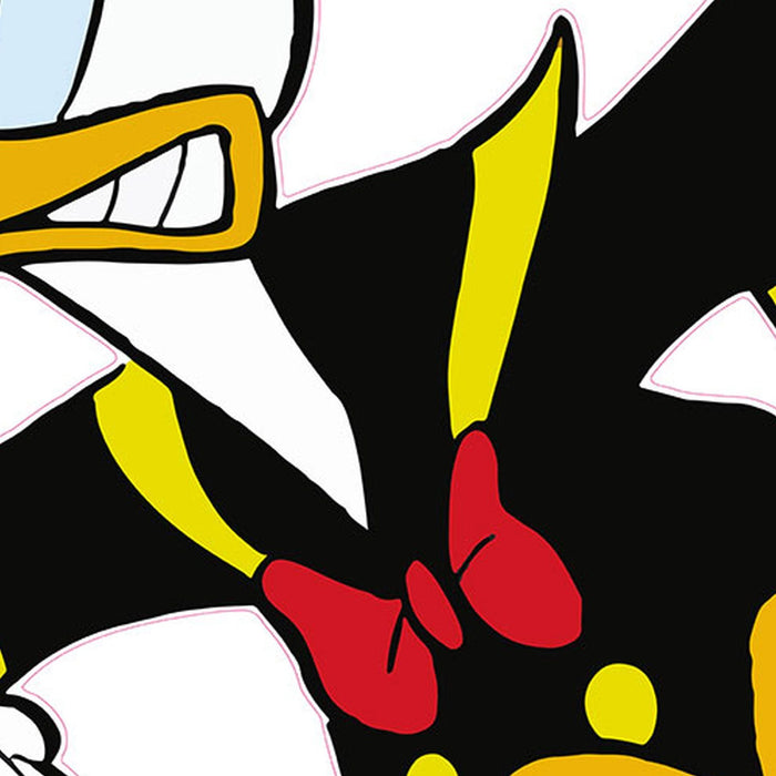 Selbstklebende Vlies Fototapete/Wandtattoo | Donald angry XXL | Größe 127 x 200 cm