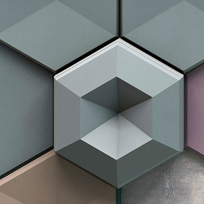 Vlies Fototapete | Hexagon | Größe 100 x 280 cm