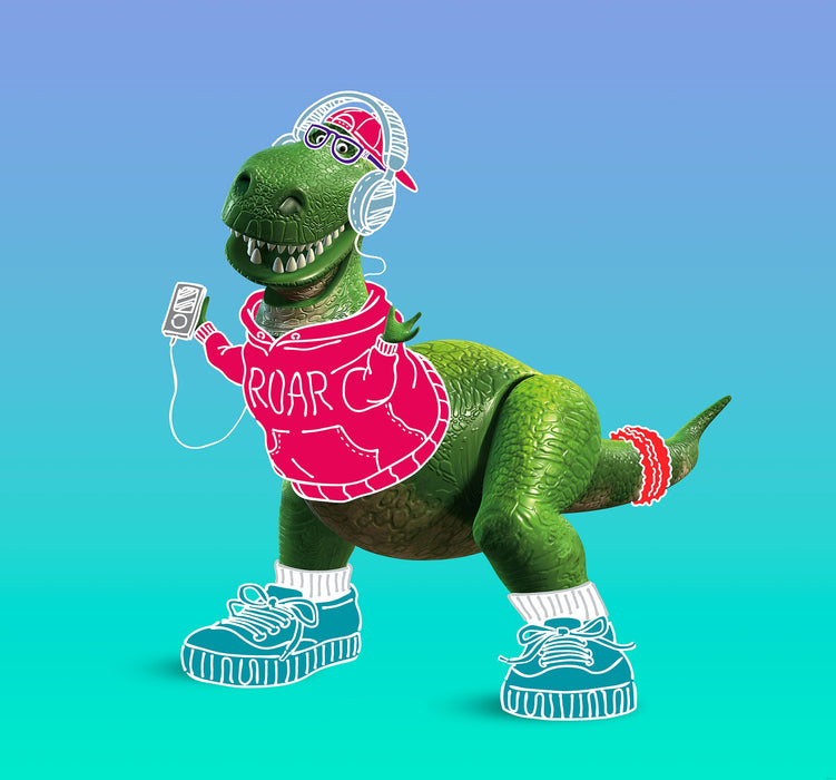 Vlies Fototapete | Toy Story Roar | Größe 300 x 280 cm