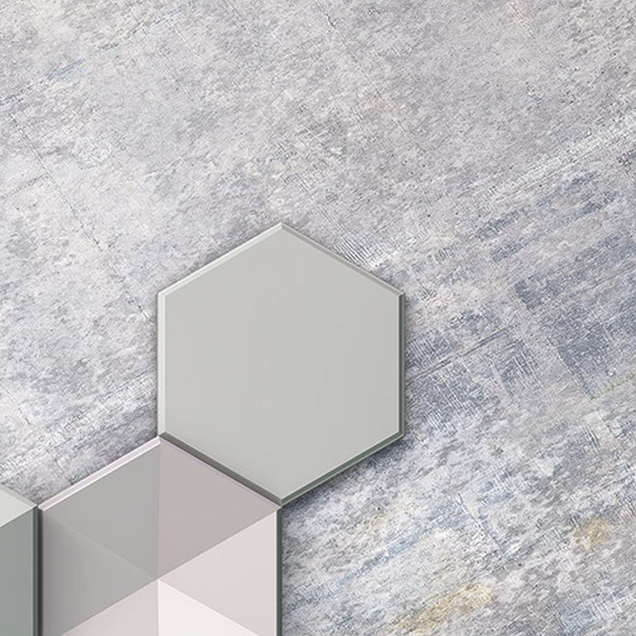 Vlies Fototapete | Hexagon Concrete | Größe 400 x 250 cm