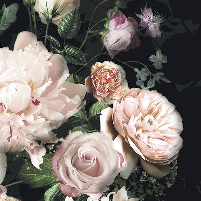 Vlies Fototapete | Victoria Black | Größe 800 x 250 cm