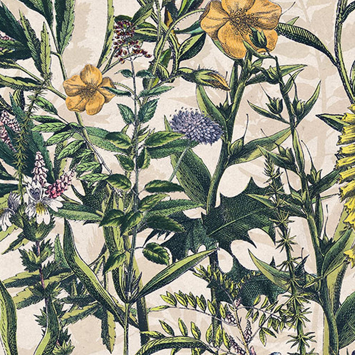 Vlies Fototapete | Flowering Herbs  | Größe 200 x 250 cm