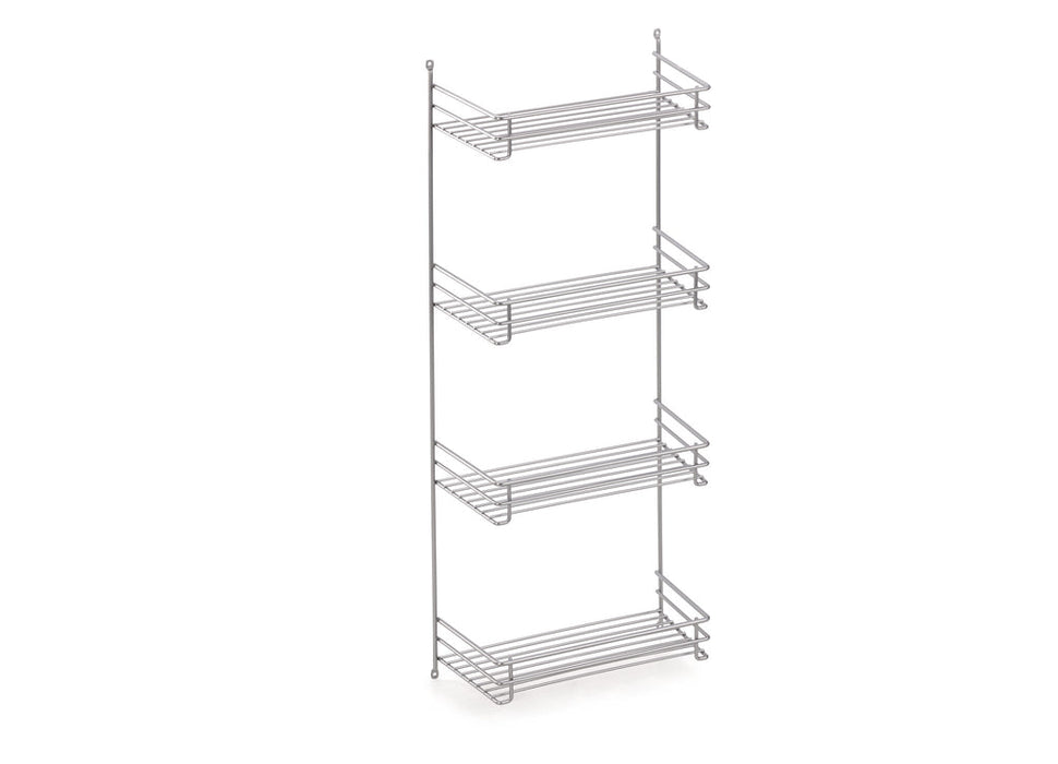Kesseböhmer | Besenschrank-Regal | Schrankausstattung | silber
