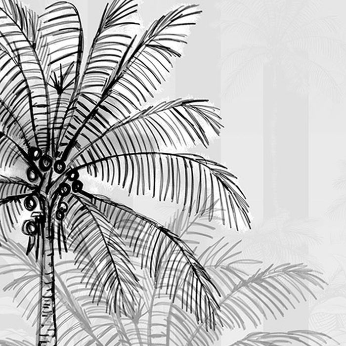 Vlies Fototapete | Lion King Monochrome | Größe 300 x 280 cm