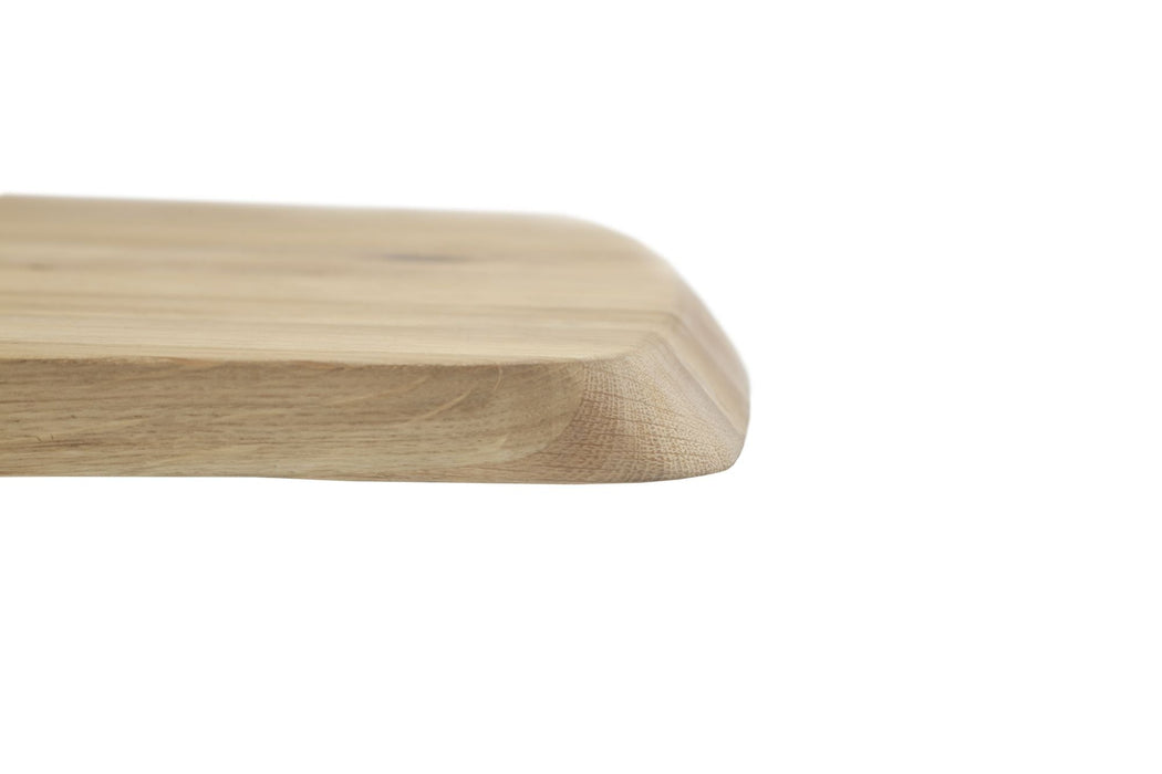 MCA | LUGO ESSTISCH | 200x100 CM BALKENEICHE MA | DGL, METALLFUSS