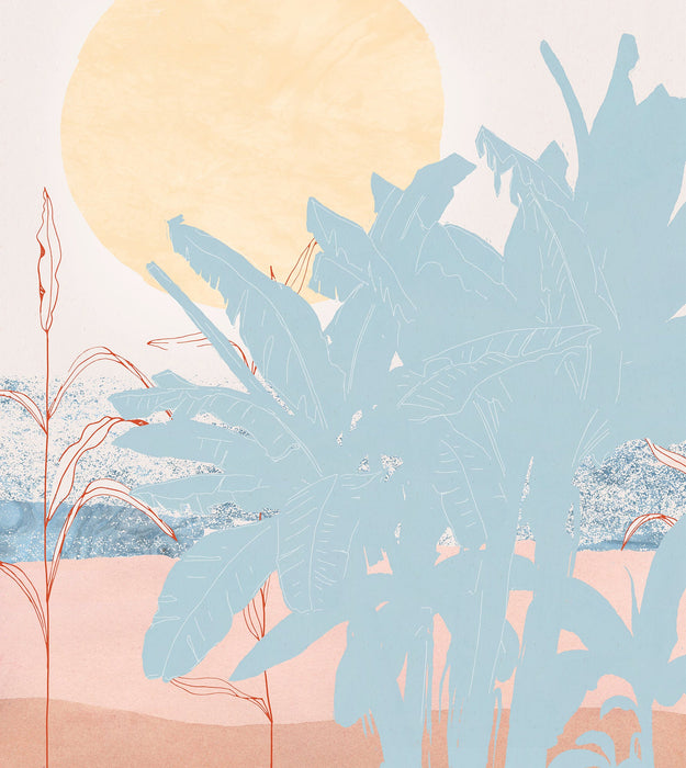 Vlies Fototapete | Banana Leaves | Größe 250 x 280 cm