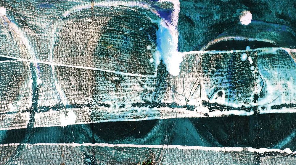 Vlies Fototapete | Tracks Imbricating | Größe 500 x 280 cm