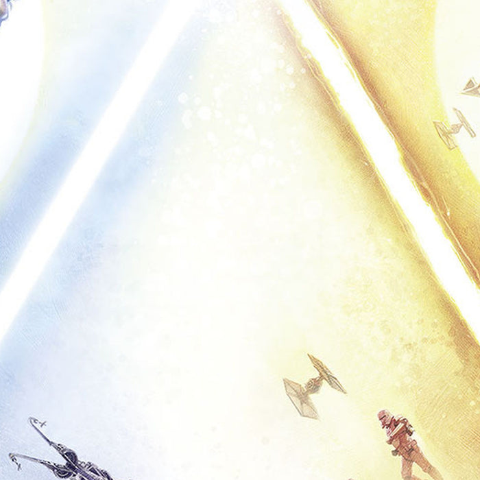 Papier Fototapete | STAR WARS EP9 Movie Poster Wide | Größe 368 x 254 cm