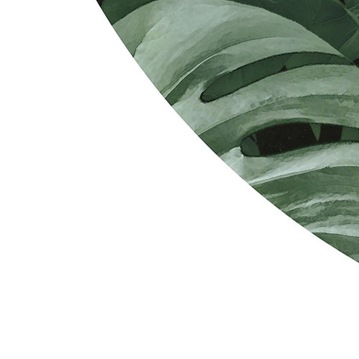 Komar | Selbstklebende Vlies Fototapete/Wandtattoo | Novel Monstera | Größe 125 x 125 cm