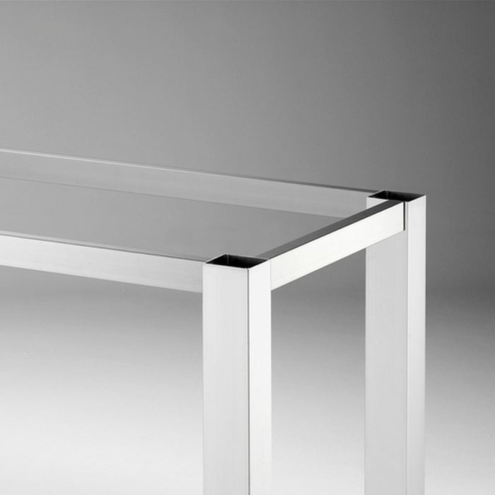Tischgestell TG80 | Tisch | edelstahlfarbig gebürstet | B 710 mm | T 710 mm