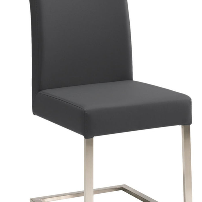 Naber | Zesen 1 | Stuhl Küchenstuhl Esszimmerstuhl | Edelstahl schwarz