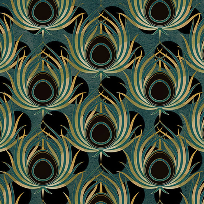 Vlies Fototapete | Paon Vert | Größe 200 x 280 cm