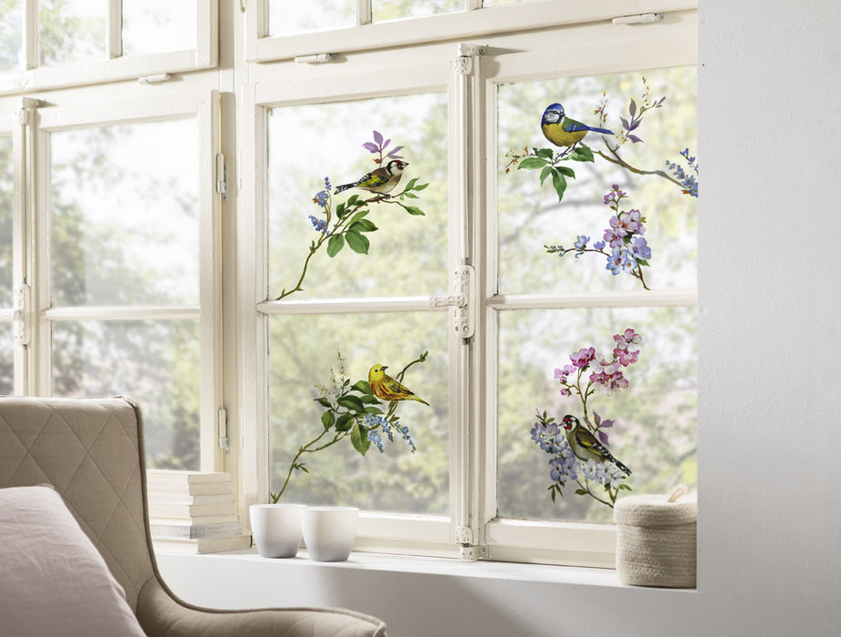 Komar | Fenstersticker | Wedding Birds | Größe 31 x 31 cm