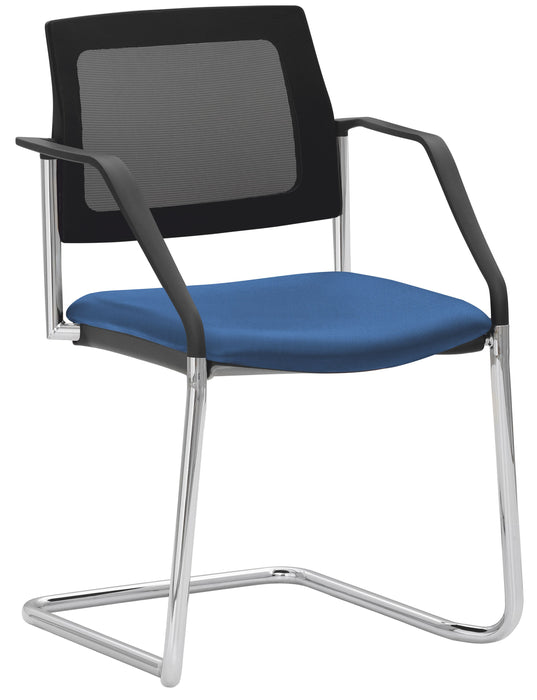 Mayer | Stapelstuhl 2519 | Blau | Gestell Chrom