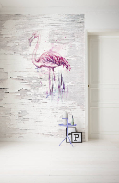Vlies Fototapete | Pink Flamingo | Größe 200 x 250 cm