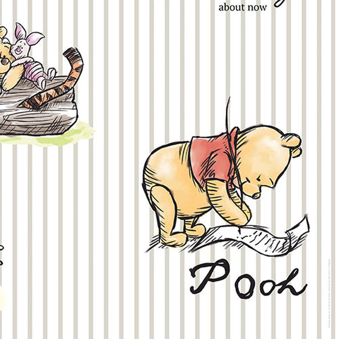 Vlies Fototapete | Winnie the Pooh Stripes | Größe 200 x 280 cm