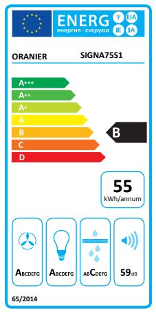 Oranier | SIGNA75S1 | Dunstabzugshaube