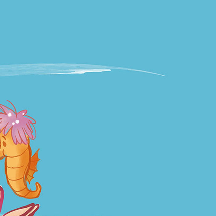 Vlies Fototapete | Ariel Little Friends | Größe 250 x 250 cm