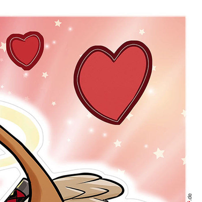 Wandtattoo | Deadpool Lovepool  | Größe 50 x 70 cm